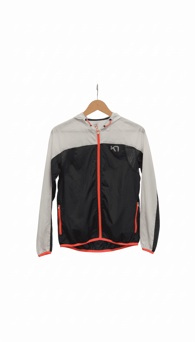 Kari Traa Gray and Black Windbreaker