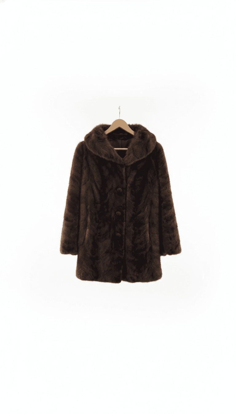 Erling Volds Dark Brown Fur Coat
