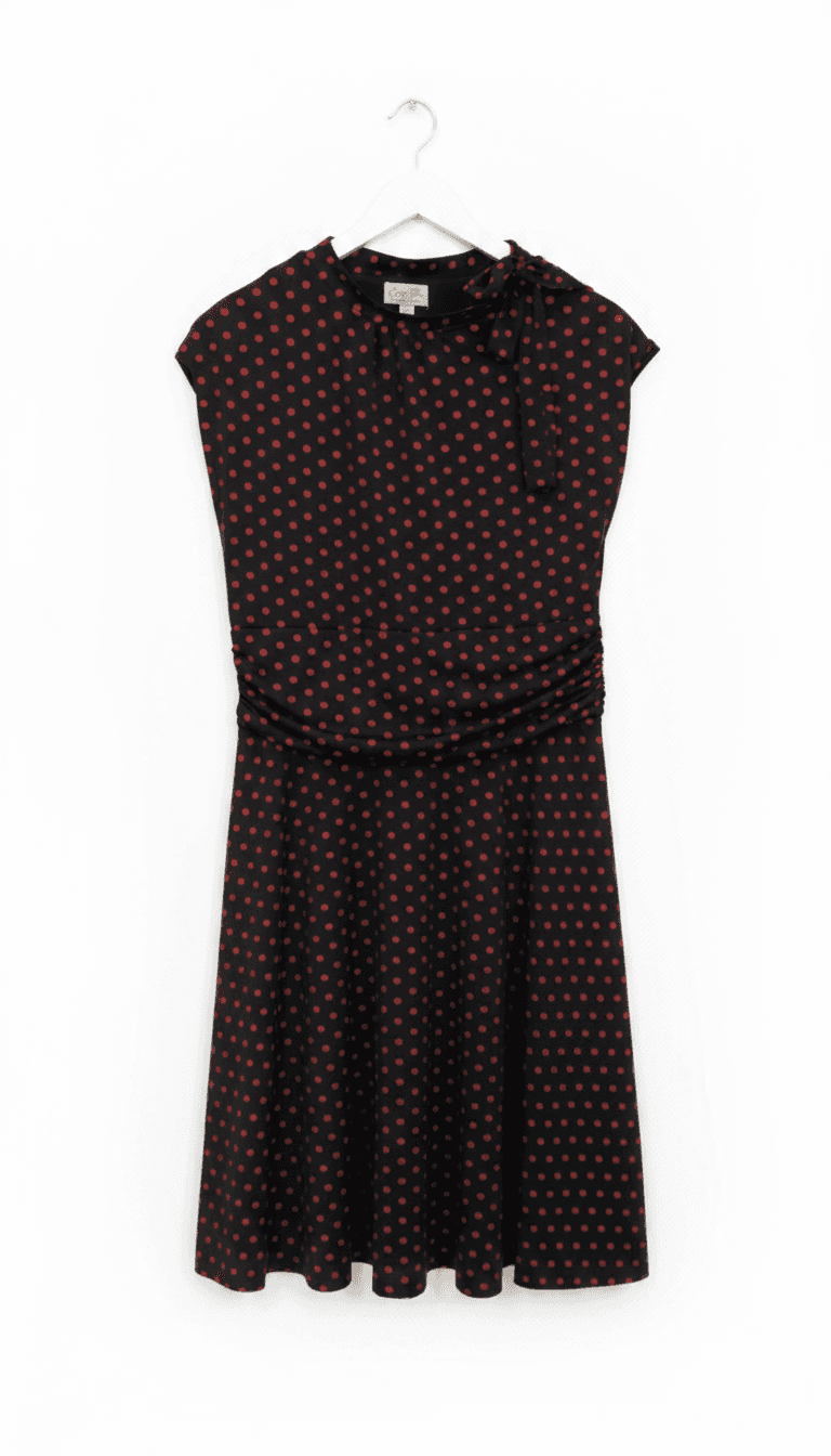 Lindy Bop Black and Red Polka Dot Dress