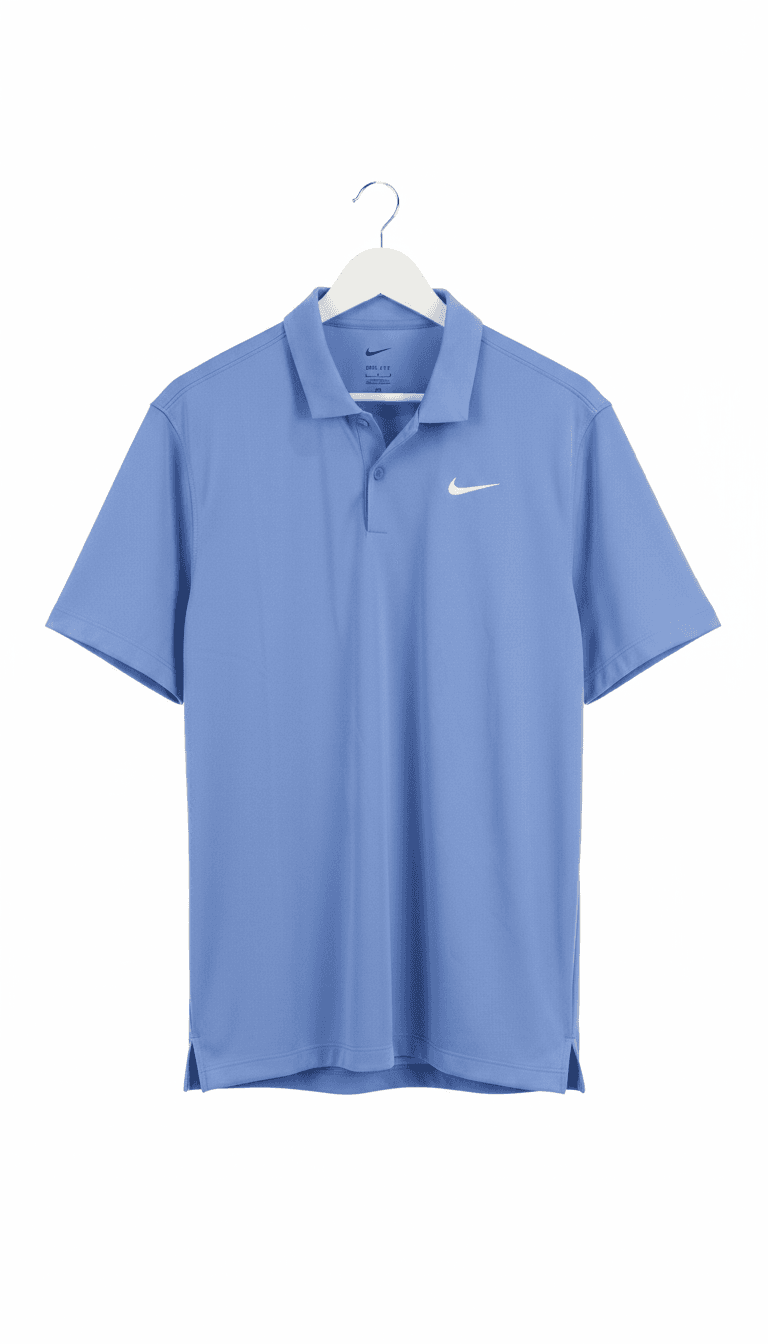 Nike Dri-FIT Light Blue Polo Shirt