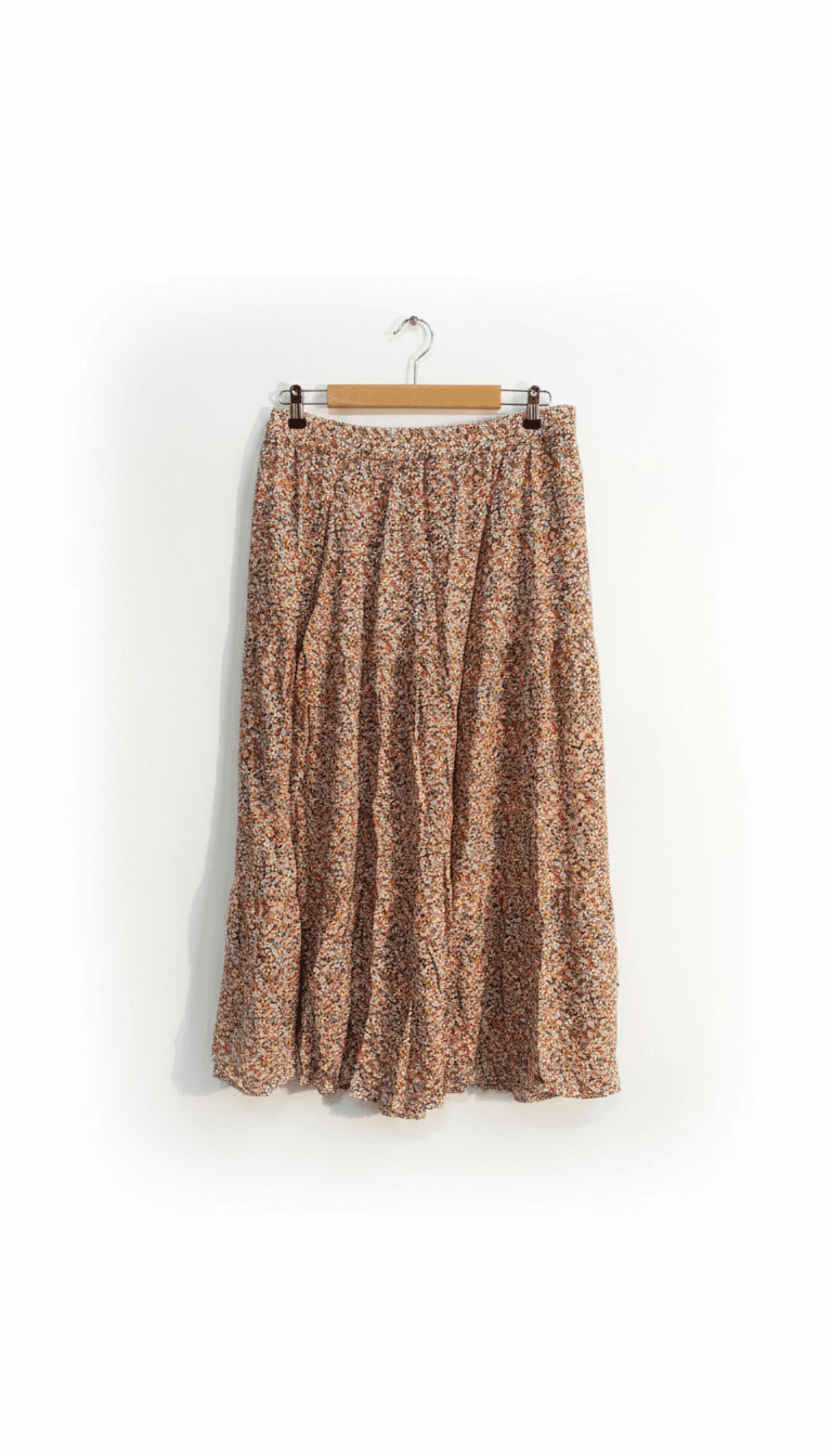 Isay Floral Viscose Maxi Skirt